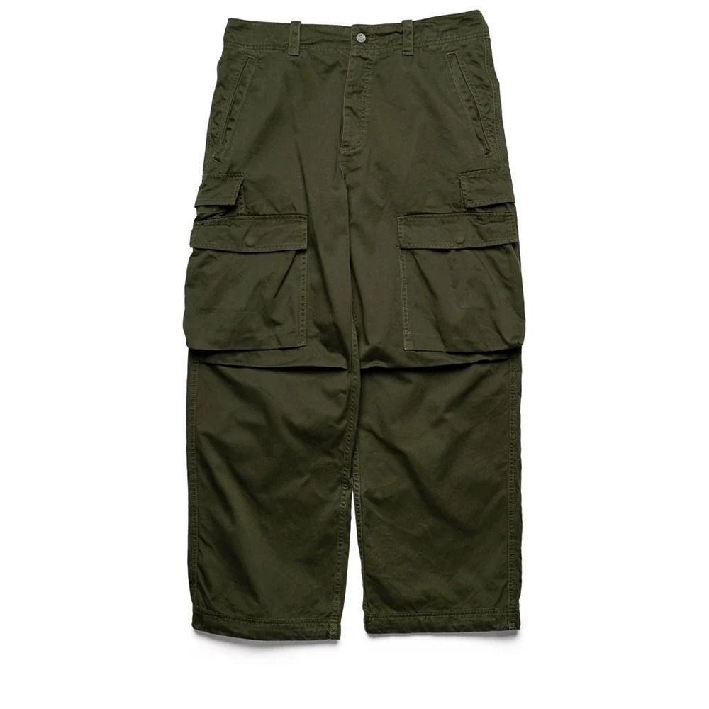 Purple Brand Double Pocket Cargo Pant Men XL Olive Green Military Baggy Wide Leg